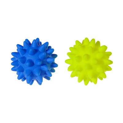 Spiky Training Grasping Balls Massage Ball Roller Molar Resistant Squeaky Vinyl Ball Dog Toy