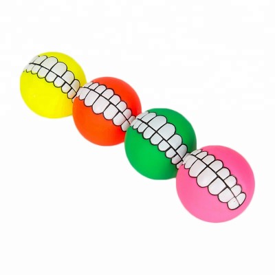 New Style Pet Product Teeth Ball Pet Dog Interactive Toys Plastic Toys Ball