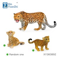 PVC Animal Toys Set Mini Realistic Animal leopard Toys Set For Kids