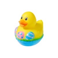 Cute Yellow Rubber Squeeze Duck Animal Bath Toy Pet Chew Toy For Dog