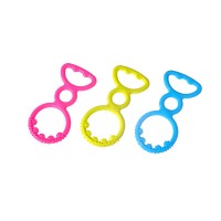 High Quality Stretchy Ring Shape TPR Rubber Teeth Cleaning Chew Training Pet Dog Toys