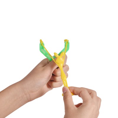 Walmart Factory Audit Promotion TPR Rabbit Shooter Toy Slingshot Toy For Kids Outdoor Interesting Slingshot Toys