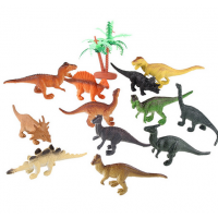 Emulational Dinosaur Toy Set Plastic Play Toys Dinosaur Model Action and Figures Best Gift for Kids