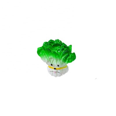 Free Sample Green Vegetable Shape Vinyl Dog Toy Sound Squeaky Chew Pet Toy