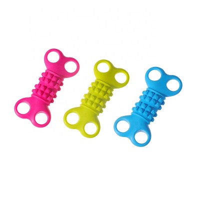 Hot Sale TPR Bone Rings Bite Resistance For Puppy Dogs Teeth Training Rubber Toy Dog Chew Toy