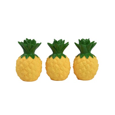 Scented Safe Small Pineapple Shape Scream Dog Chew Toy, Interactive Pet Toy Fruit