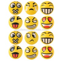 Emoji Face Squeeze Balls, Soft PU Relieve Stress Novelty Relax Toys