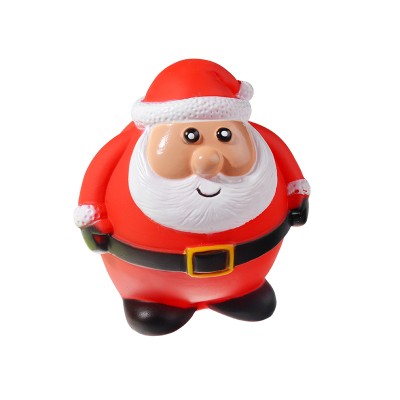 Funny Pets Dog Chew Squeaky Toy Christmas Santa Toy Interactive Pet Toy