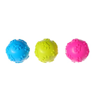 Iso Factory Audit Wholesale Promotional Solid Color Durable Chew Training Pet Toys Tpr Chew Dog Ball